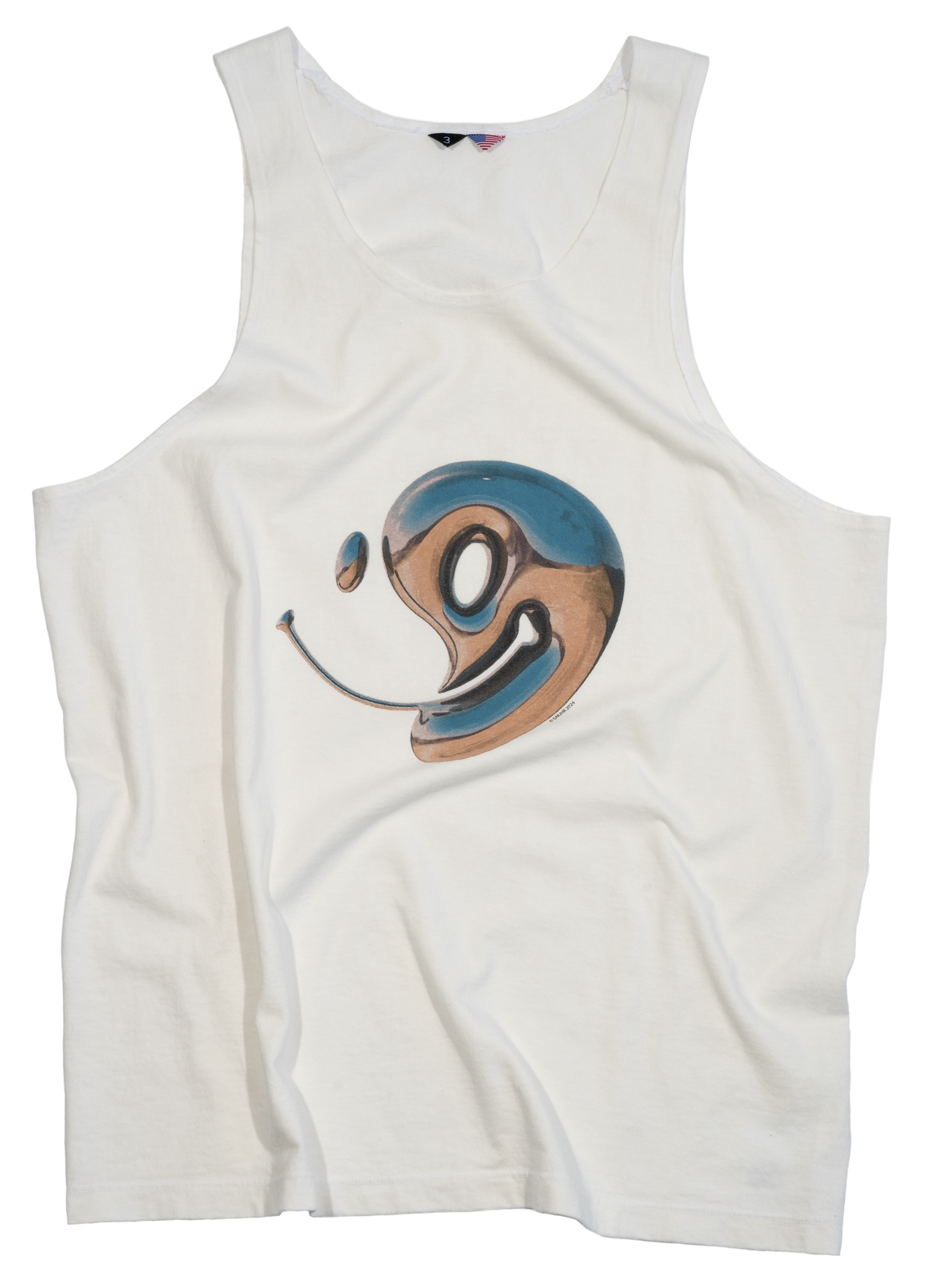 TUBULAR TANK CHROME SMILEY